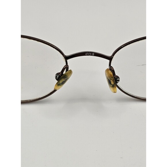Magic Clip Womens Eyeglasses M254 47-18-145 Dark Brown Polish FRAMES ONLY!!! - Picture 10 of 10